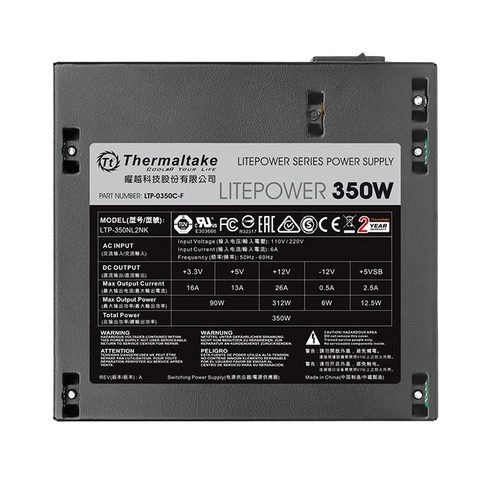 Fuente De Poder Thermaltake Litepower 350 Atx 350W Pc