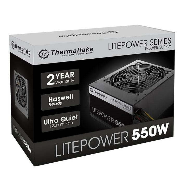 Fuente Tmk Lite Thermaltake Ps-Ltp-0550Nncnus-F De Poder Power 550W 110 220 Pc Negro