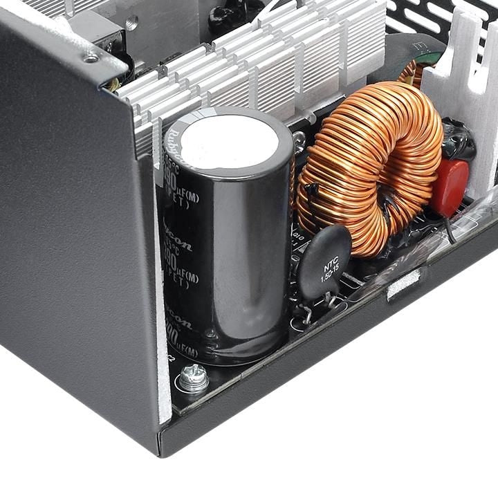 Fuente De Poder Thermaltake Ps-Spd-0650Nnfabu-1 Smart Bx1 650W 80+ Bronce Color Negro