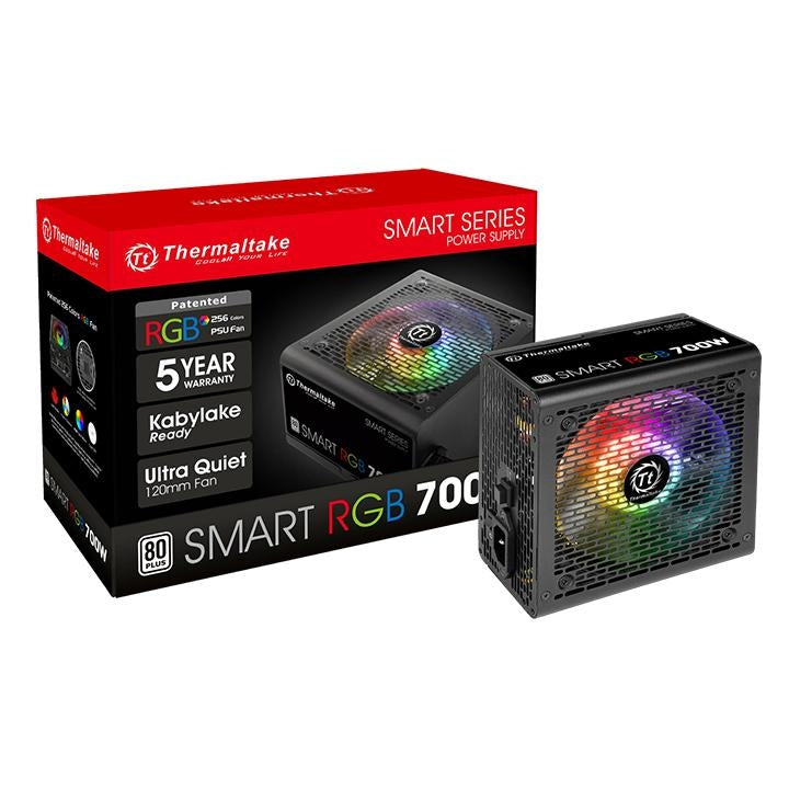 Fuente De Poder Thermaltake Smart Rgb 700 Atx 700W 80 Plus White Pc Gamer Rgb