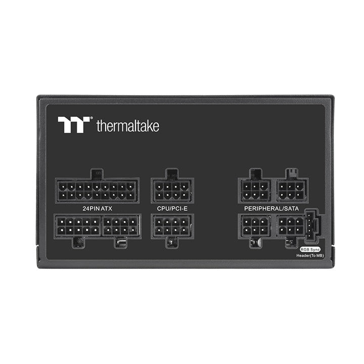 Fuente De Poder Thermaltake Toughpower Gf1 Argb Atx 750W Modular 80 Plus Gold Pc Gamer Argb