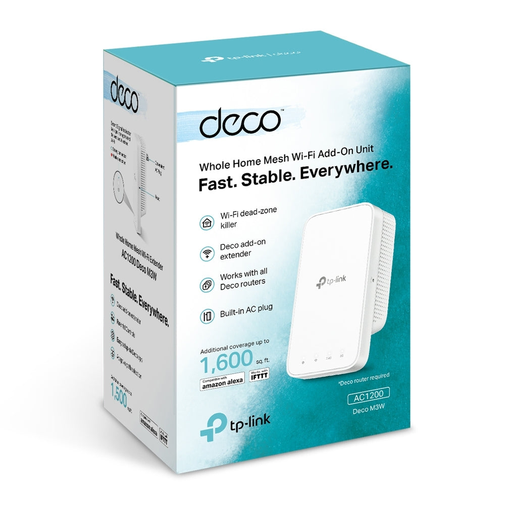 Sistema Extensor Mesh Wifi Ac1200 Tp-Link Deco M3W Antenas Internas 1167 Mbit/S Blanco