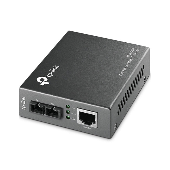 Convertidor De Medios Tp-Link Mc110Cs Multimedia Modo Individual 10/100Mbps Completo O Doble Duplex Transferencia