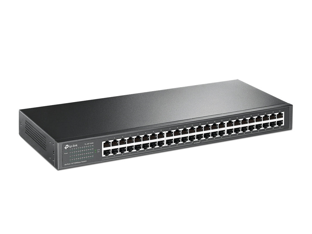 Switch Tp-Link Tl-Sf1048 Gris Puertos