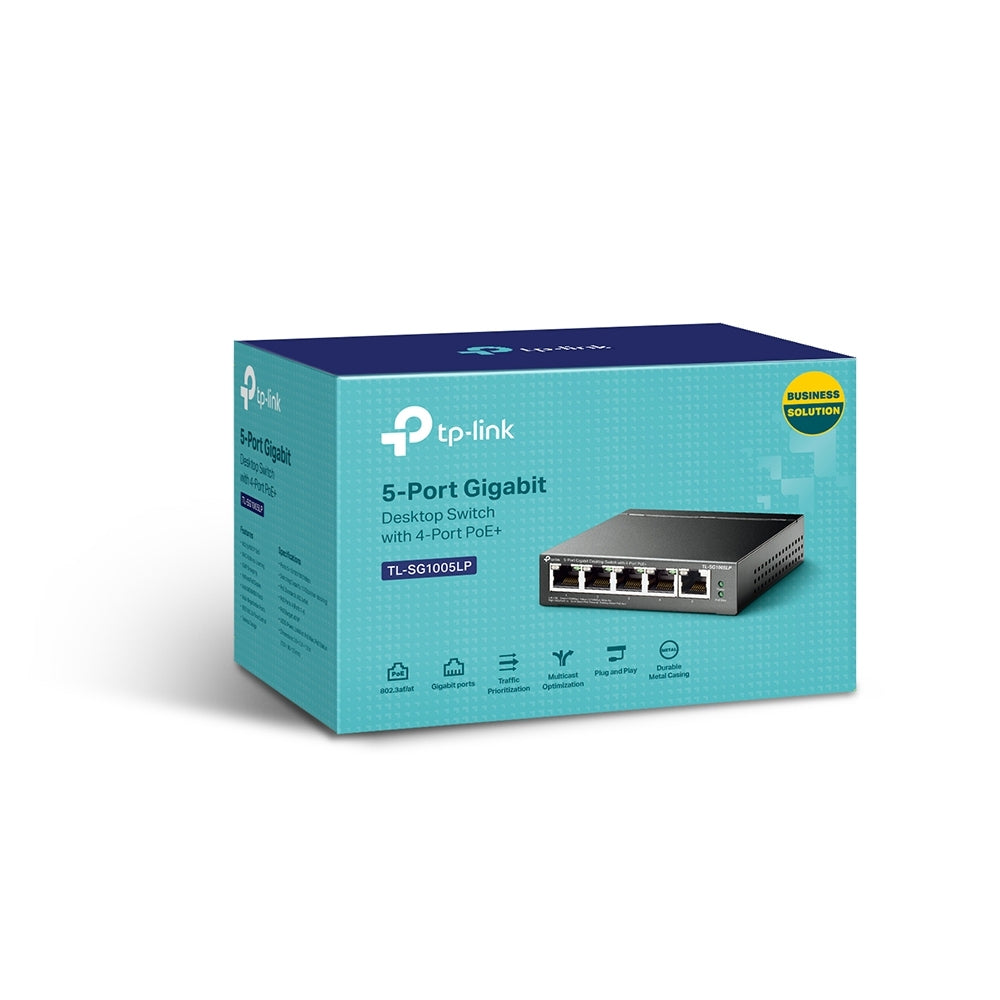 Switch No Administrable Tp-Link Tl-Sg1005Lp Negro