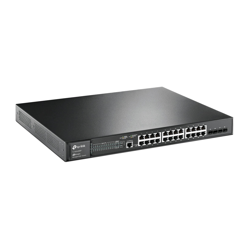 Switch Poe Tp-Link Tl-Sg3428Mp Negro 24