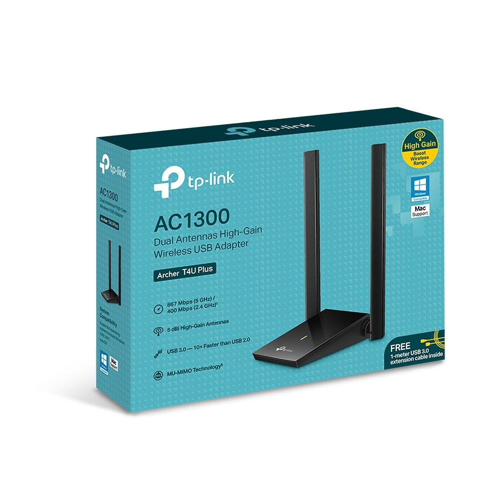 Tp-Link Adaptador Usb Inalámb Ac1300 Antenas Dual/Archert4Uplus