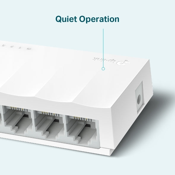 Switch No Administrable Tp-Link Ls1005 De Puertos Para Escritorio Ptos 10/100M Y Tecnología Green Ethernet