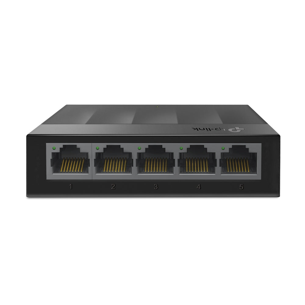 Switch No Administrable 5 Puertos Tp-Link Ls1005G De Gigabit Para Escritorio Plug And Play Y Green Ethernet