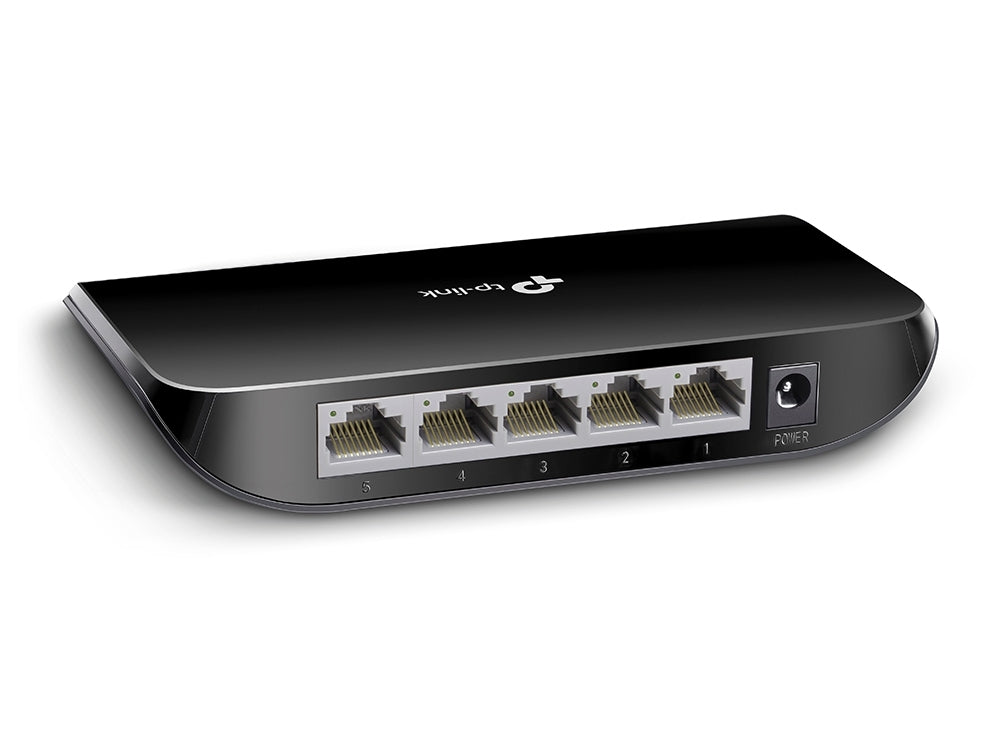 Switch Tp-Link Tl-Sg1005D Negro 3 W Puertos