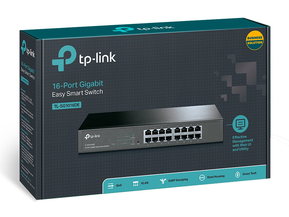 Switch Tp-Link Tl-Sg1016De Smart Swtich (Tl-Sg1016De)