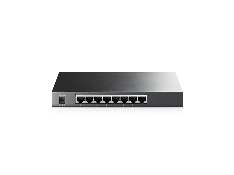 Switch Gigabit Smart 8 Puertos Tp-Link Tl-Sg2008 Negro