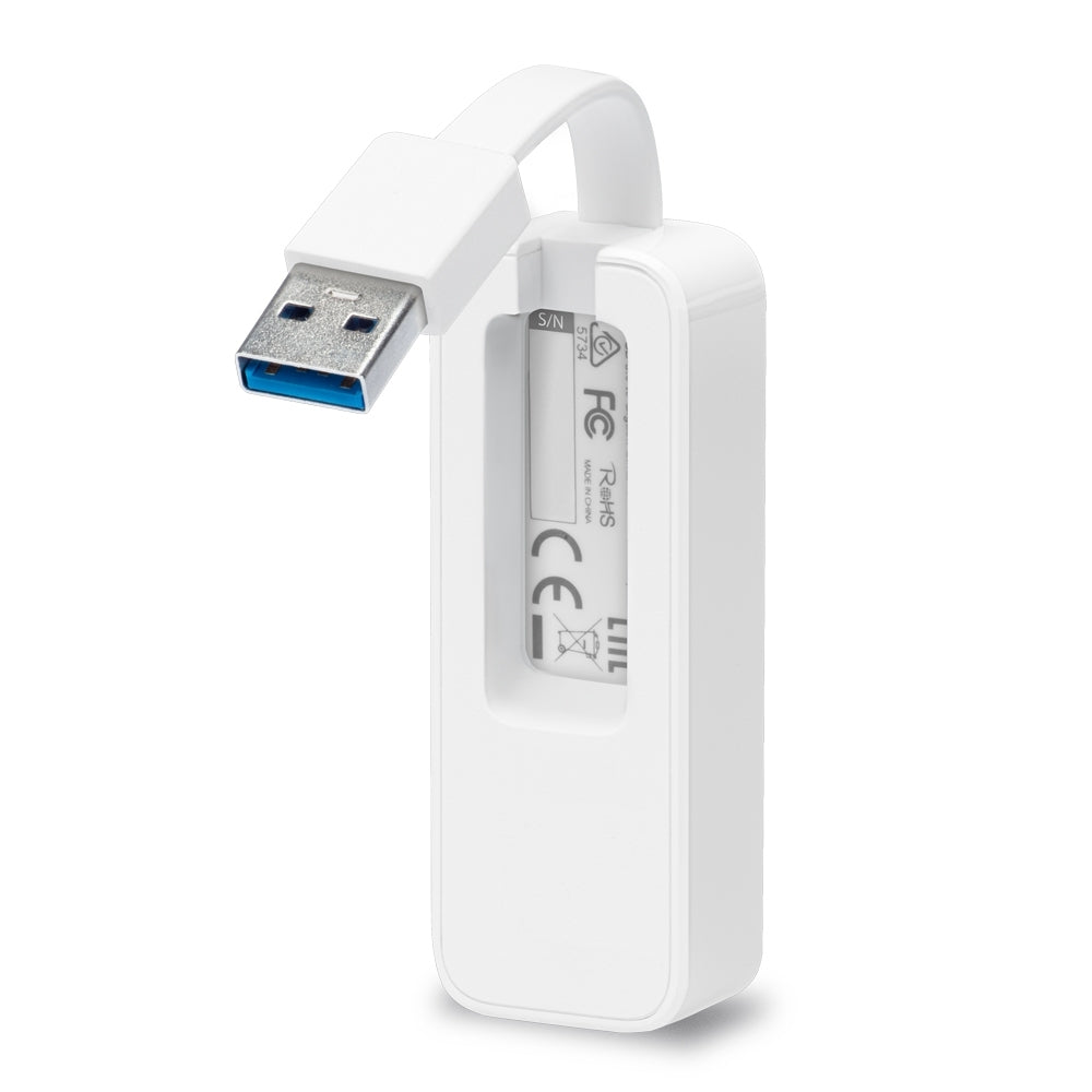 Adaptador Usb 3.0 - Enterneth Rj45 Tp-Link Ue300 Color Blanco 10/100/1000Mbps