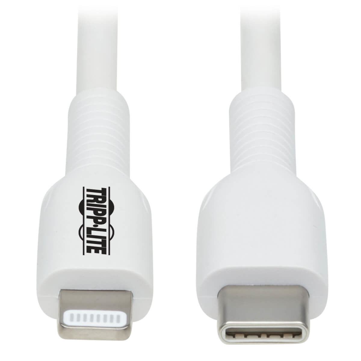 Cable Usb Tripp-Lite M102-01M-Wh Cable De Sincronización Y Carga Usb C A Lightning (M/M), Certificado Mfi, Blanco, 1 M [3.3 Pies]