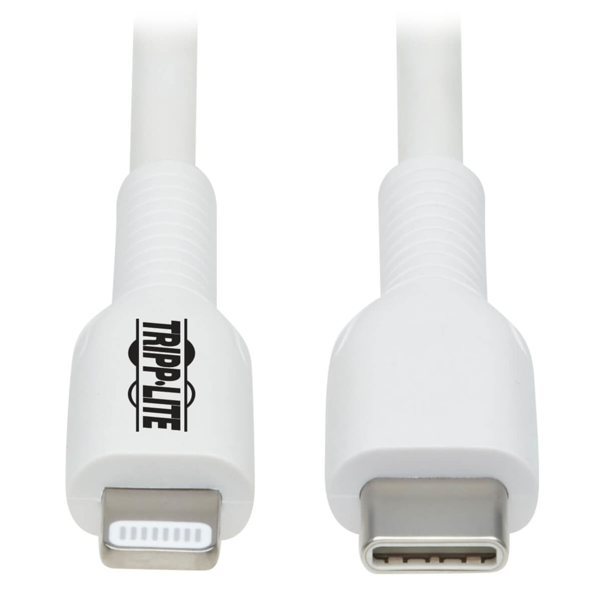 M102Ab-01M-Wh Cable Antibacteriano Tripp Lite Safe-It De Sincronizacion Y Carga Usb C A Lightning (M/M), Certificado Mfi, Blanco, 1 M [3.3 Pies] Garantia Limitada Por 2 Años.