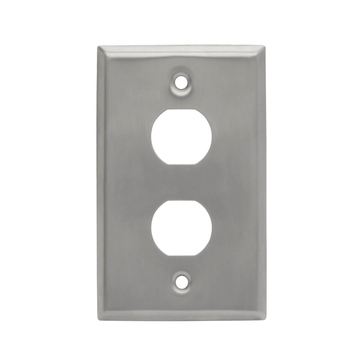 Placa Frontal De Ancho Sencillo 2 Puertos Tripp-Lite N206-Fp02-Ind Plata Acero Inoxidable