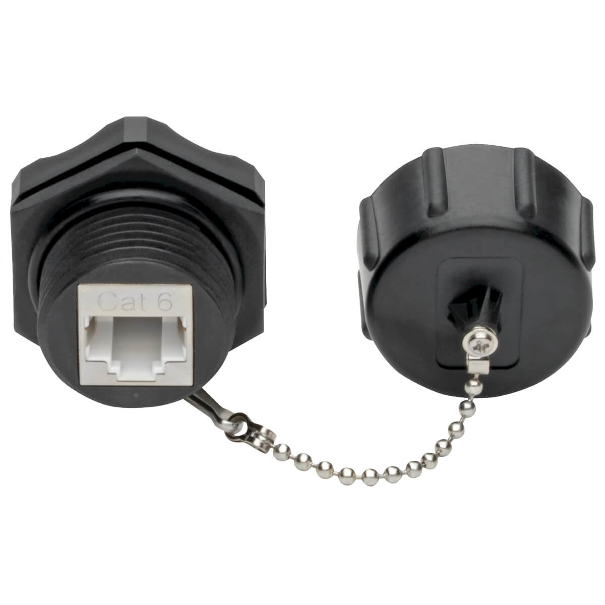 Conector Keystone Tripp-Lite N206-Kj01-Ind Cat6 / Cat5E Negro