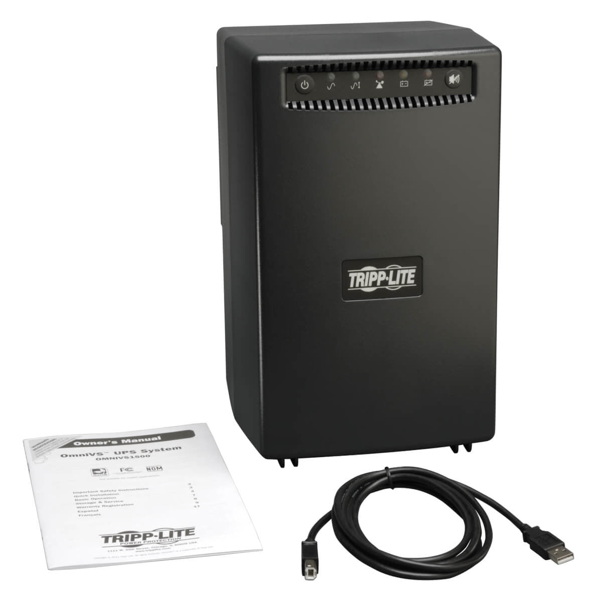 No-Break Tripp-Lite Omnivs1500 Va 940 W H Negro Hogar Y Oficina