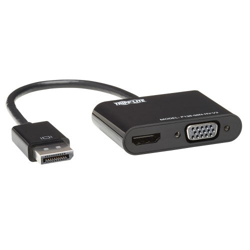 Adaptador Displayport Tripp-Lite P136-06N-Hv-V2 Vga/Hdm Negro