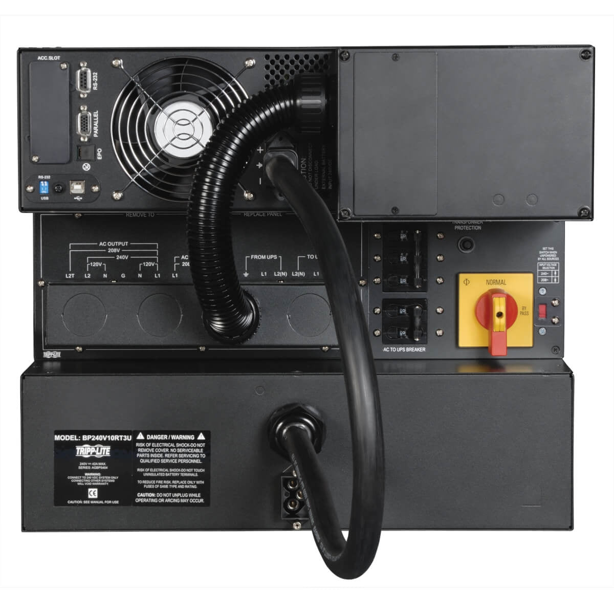 No Break Tripp Lite Su10Krt3U, Ups Doble Conversion, 208V / 240V Y 120V 10Kva 9Kw, 9U, Autonomia Extendida, Ranura Para Tarjeta De Red, Usb, Db9, Derivacion, 2 Años De Garantia.