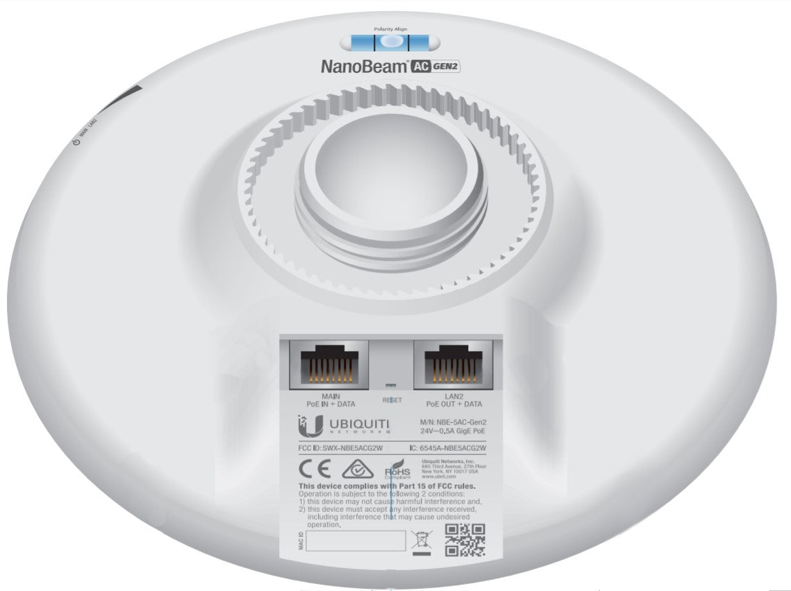 Antena Ubiquiti Nbe-5Ac-Gen2 19 Dbi