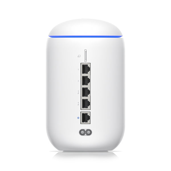 Ubiquiti Udr Unifi Dream Router Con Wifi 6 4 Puertos Lan Gigabit De Los Cuales 2 Son Poe 802.3Af. Todas Las Aplicaciones Preinstaladas. Pantalla Lcd