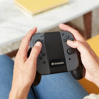 Cargador Grips Verbatim Para Nintendo Switch Black Vb70219