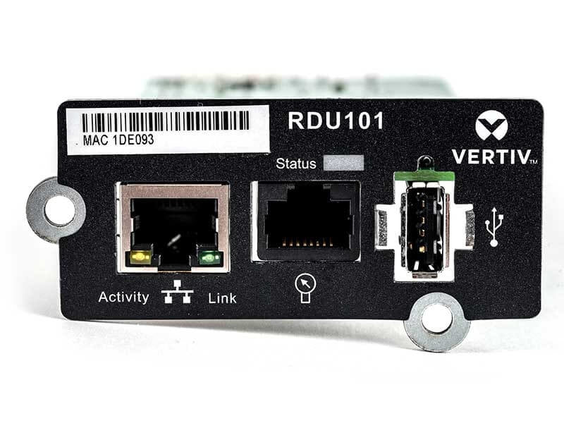 Tarjeta De Comunicacion Vertiv Liebert Rdu101 Intellislot Para Equipos Vertiv Linea Gxt5, Hasta 2 Años De Garantia.