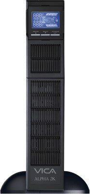 Ups Online Con Doble Conversión Torre/Rack Vica Alpha 2K 2000 Va W Negro