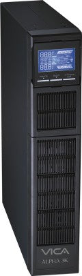 Ups Online Con Doble Conversión Torre/Rack Vica Alpha 3K 3000 Va 3000W Negro