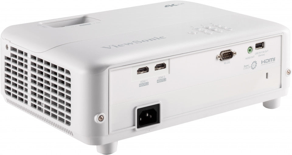 Videoproyector Viewsonic Dlp Px701-4K  3840 X 2160/3200 Lumens/Hdr/240Hz/Vga/Hdmi X 2/ Usb-A/20000 Horas/Tiro Normal