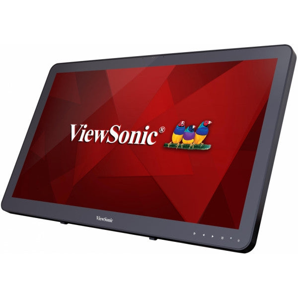 Monitor Touch Viewsonic Td2430/ Tecnologia Capacitiva/  24 Pulgadas/ Full Hd / 1920 X 1080 / Vga / Hdmi / Vesa / Cable Hdmi /Cable Usb-A A Usb-B/ 3 Años De Garantia