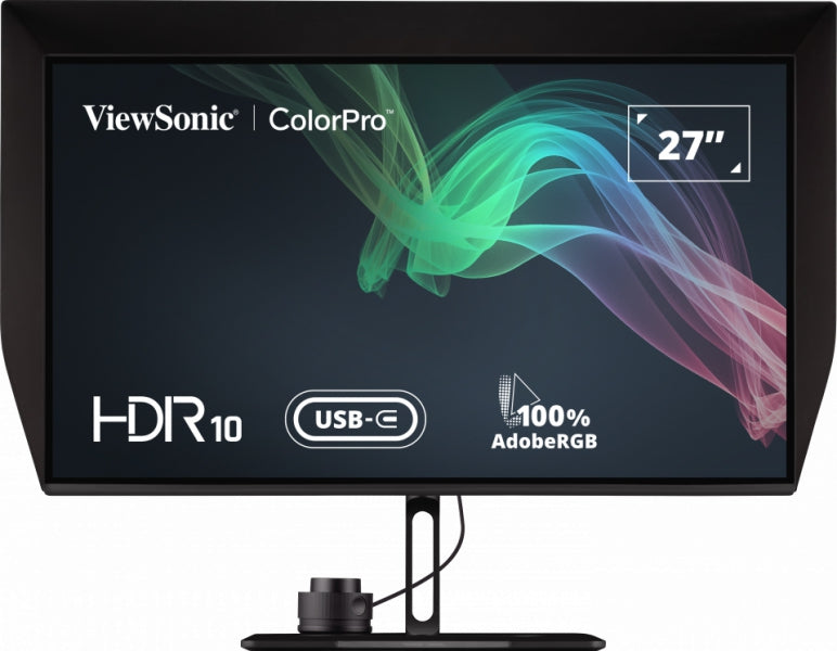 Monitor Viewsonic Colorpro Vp2786-4K, 3840 X 2160, Uhd 4K, 120 Hz, 5 Ms, Hdr 10, Usb-C 90W,  Altavoces Intregrados, Hdmi,  Display Port, 3 Años De Garantia