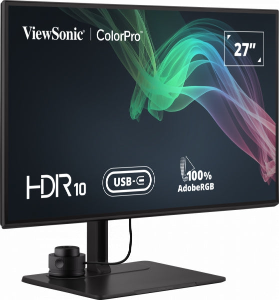 Monitor Viewsonic Colorpro Vp2786-4K, 3840 X 2160, Uhd 4K, 120 Hz, 5 Ms, Hdr 10, Usb-C 90W,  Altavoces Intregrados, Hdmi,  Display Port, 3 Años De Garantia