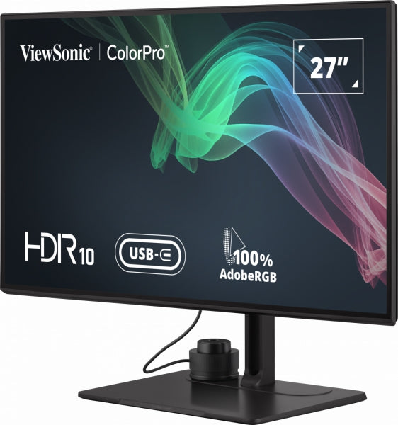 Monitor Viewsonic Colorpro Vp2786-4K, 3840 X 2160, Uhd 4K, 120 Hz, 5 Ms, Hdr 10, Usb-C 90W,  Altavoces Intregrados, Hdmi,  Display Port, 3 Años De Garantia