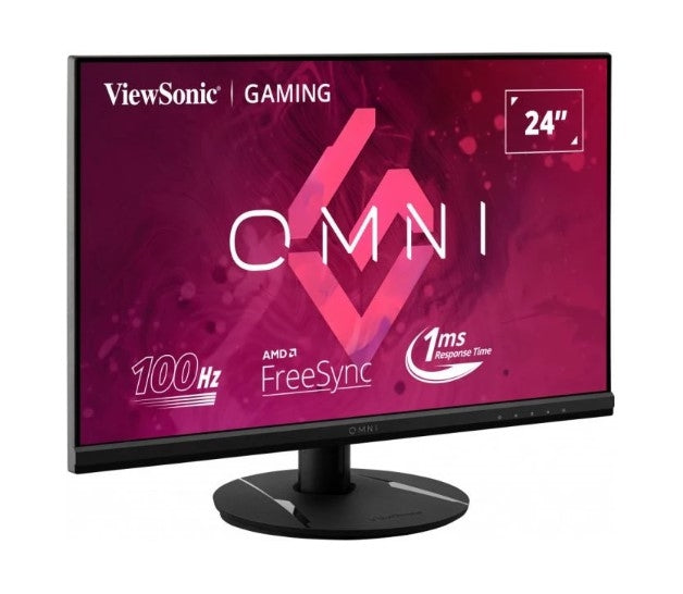 Monitor Viewsonic Gamer Vx2416, 1920 X 1080, Full Hd, 100 Hz, 1 Ms Tiempo De Respuesta, Altavoces Intregrados, Hdmi,  Display Port, 3 Años De Garantia