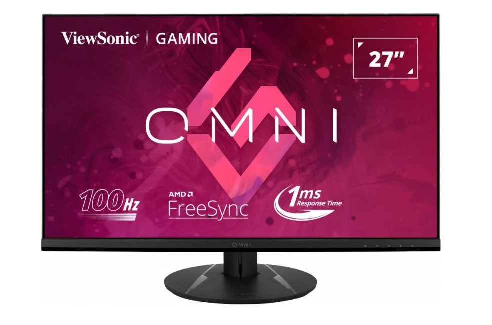 Monitor Viewsonic Gamer Vx2716, 1920 X 1080, Full Hd, 100 Hz, 1 Ms Tiempo De Respuesta, Altavoces Intregrados, Hdmi,  Display Port, 3 Años De Garantia