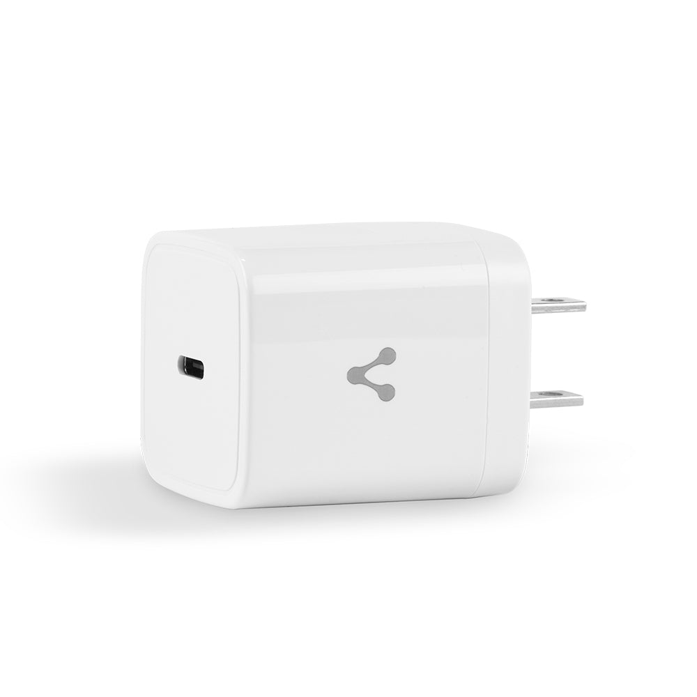 Cargador Vorago Au-250-Wh Para Pared. Blanco. Quick Charge/ De Charce 3.0A Pd 20W Tipo