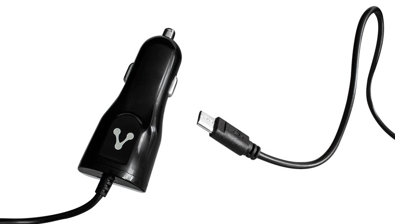 Cargador Cable Micro Usb Vorago Au-303 Negro 2.4A 1.0A