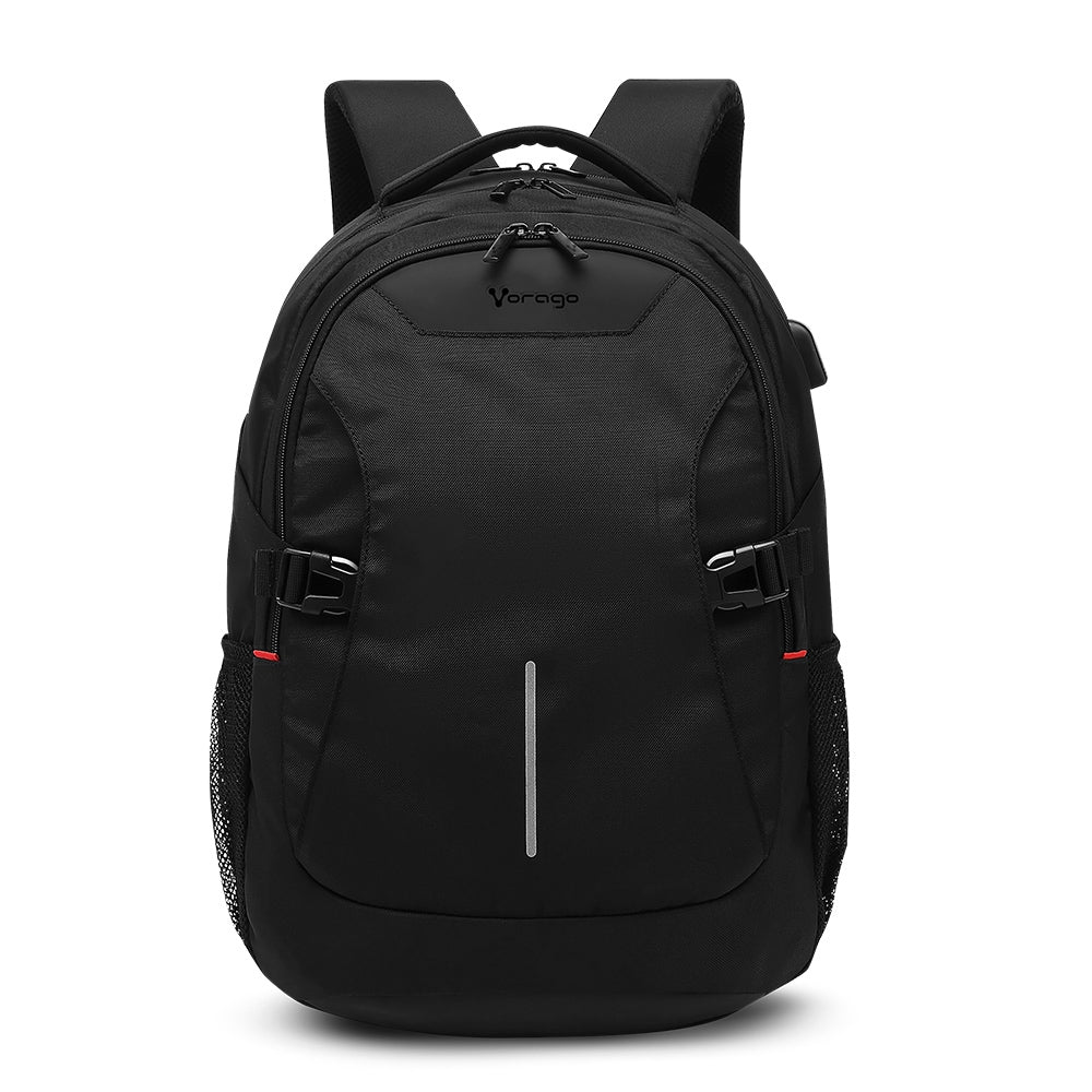 Mochila Vorago Bp-402 Mochila. Negra. Expandible Para Laptop De 15.6 Pulgadas Color Usb