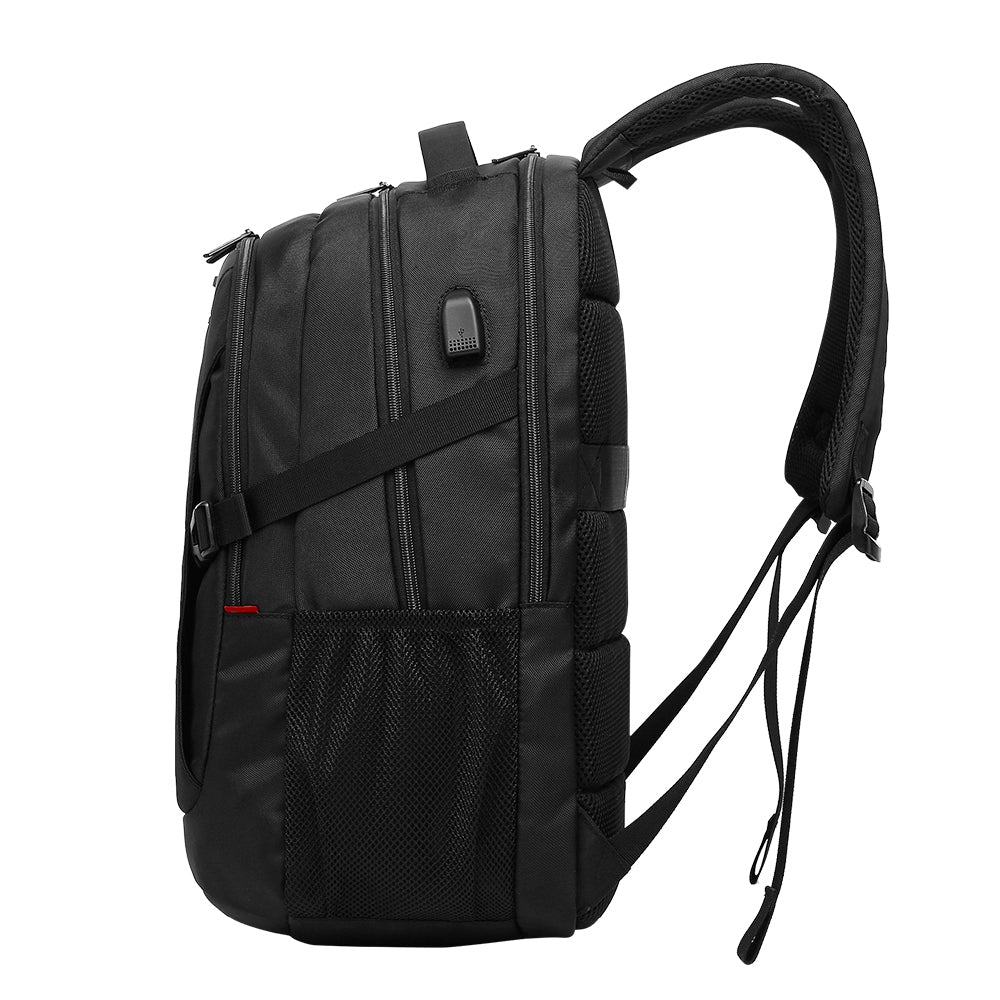 Mochila Vorago Bp-402 Mochila. Negra. Expandible Para Laptop De 15.6 Pulgadas Color Usb