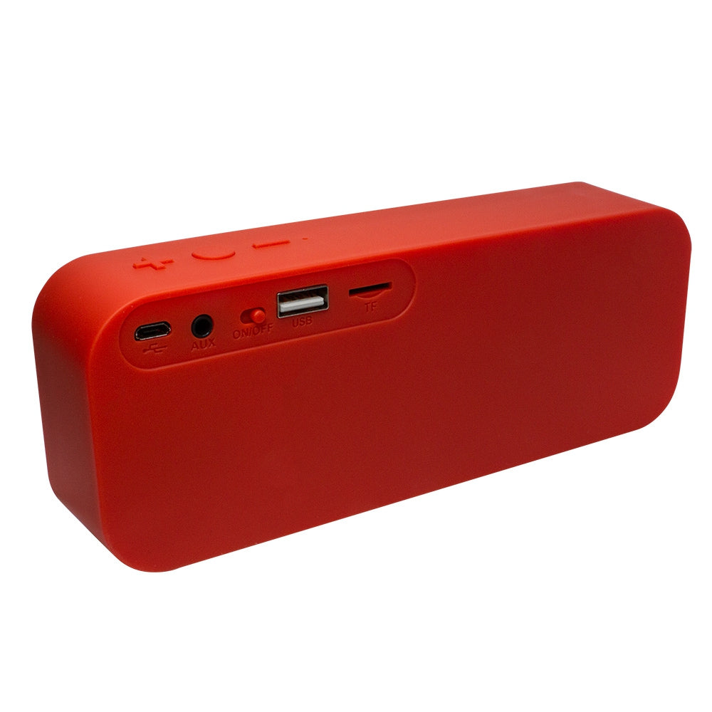 Bocina Vorago Bsp-150 Bluetooth / Msd / Usb / 3.5Mm Tela Rojo