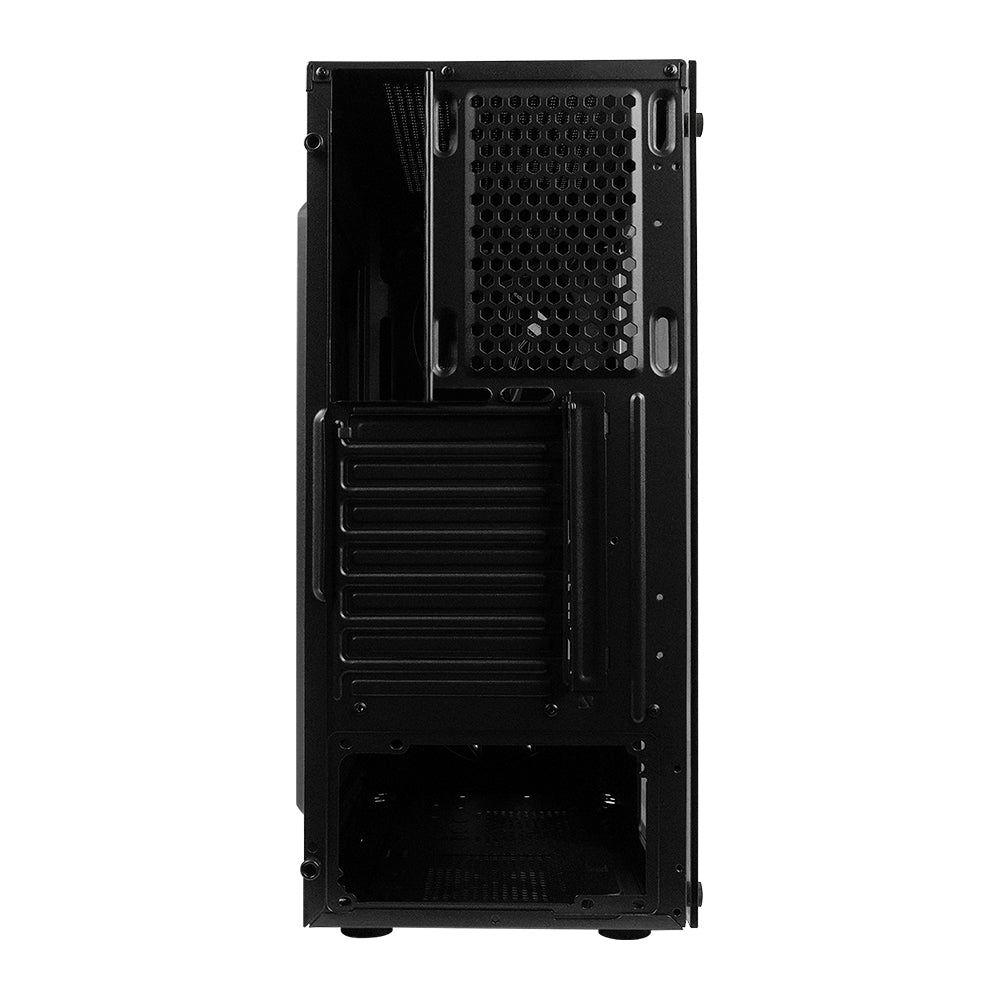 Gabinete Vorago Csg-530 Gamer Start The Matx Cristal Usb 3.0 S/Fte Negro