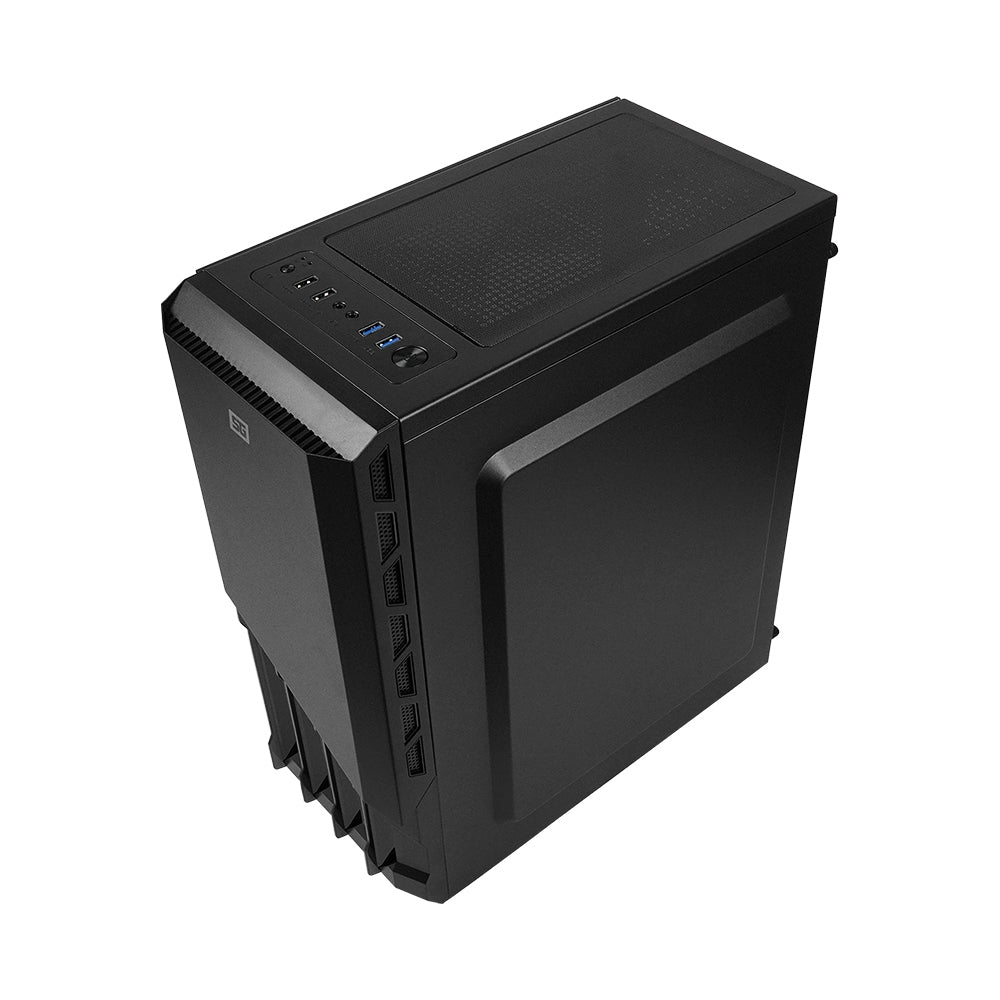 Gabinete Vorago Csg-530 Gamer Start The Matx Cristal Usb 3.0 S/Fte Negro