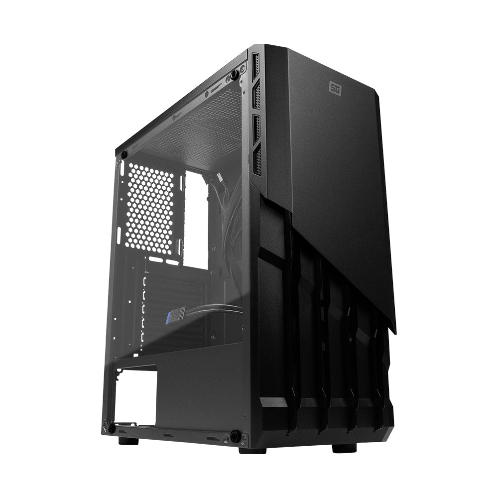 Gabinete Vorago Csg-530 Gamer Start The Matx Cristal Usb 3.0 S/Fte Negro