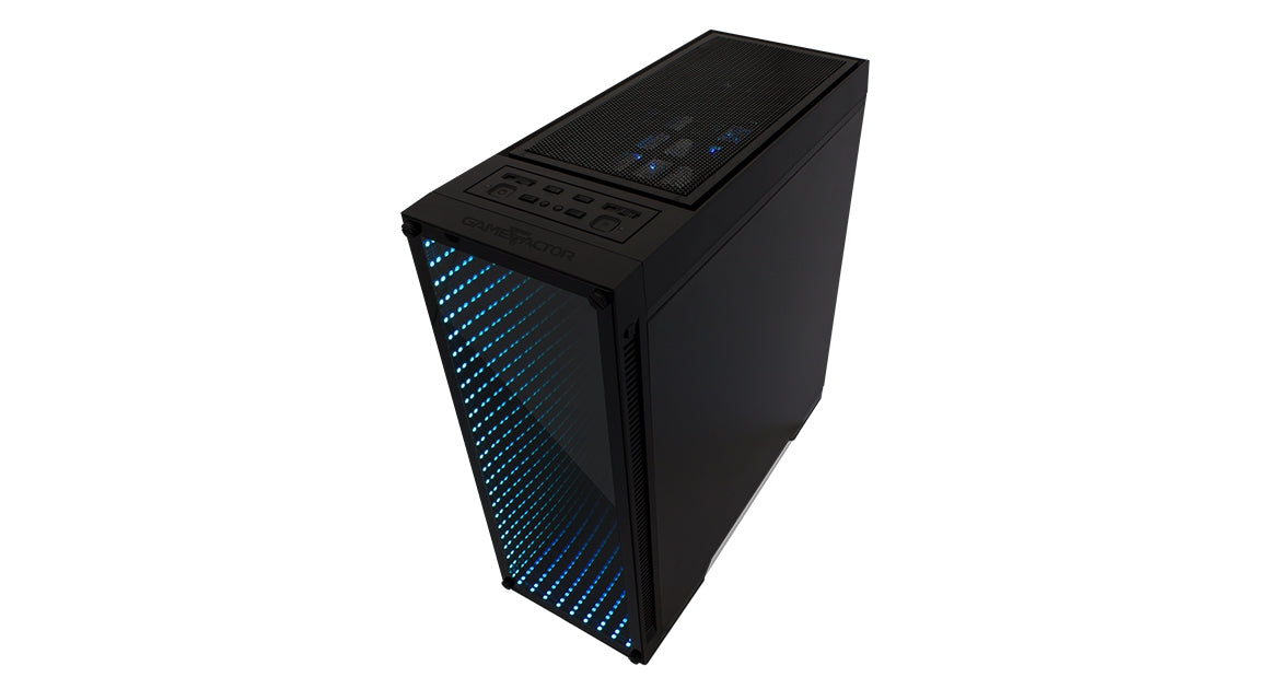 Gabinete Gaming Game Factor Csg601 Torre Pc Atx Negro