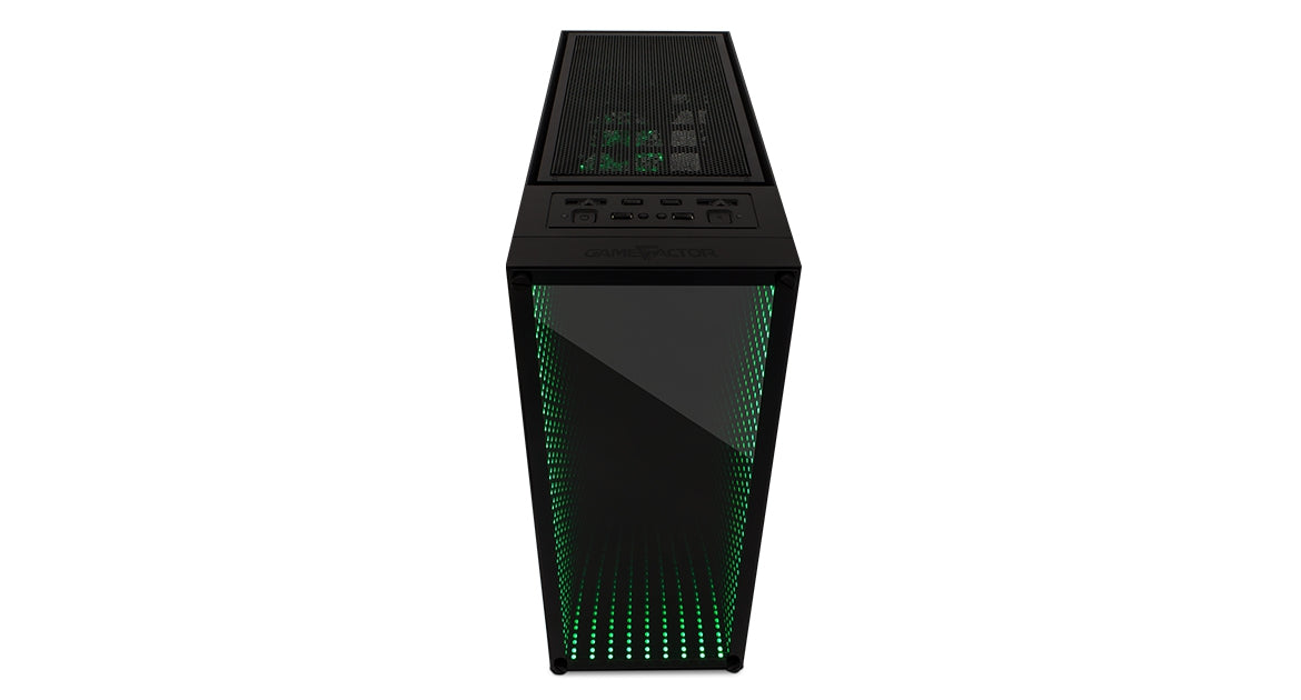 Gabinete Gaming Game Factor Csg601 Torre Pc Atx Negro