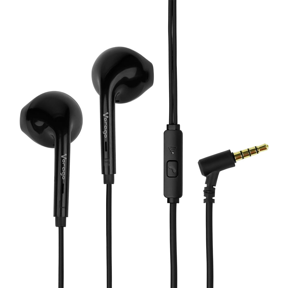 Audifono Vorago Manos Libres 3.5Mm Ctrl Vol. Y Microf Neg Ep-201-V2-Bk