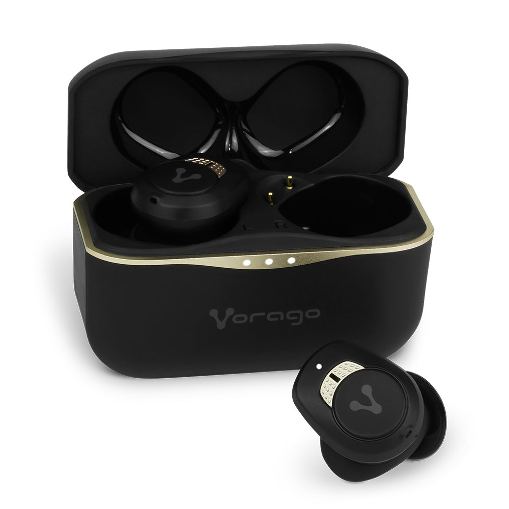 Audífonos Vorago Esb-600-Anc Audifonos Earbud Premium Esb-600-Anc. Cancelación De Ruido / Noise Cancelling Tws Ipx5 21Hrs Control Táctil 590Mah