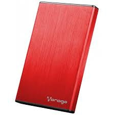 Enclosure Vorago Hdd-201 Usb 3.0 2.5 Pulgadas Rojo